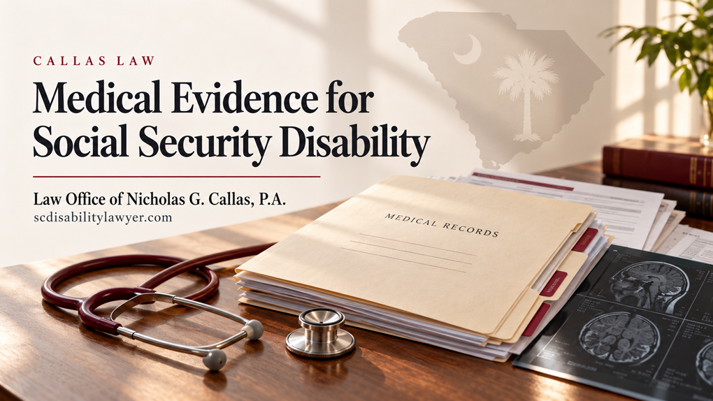 Medical evidence for Social Security Disability — Law Office of Nicholas G. Callas, P.A.